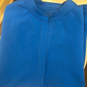 Figs size small royal blue Rafaela top